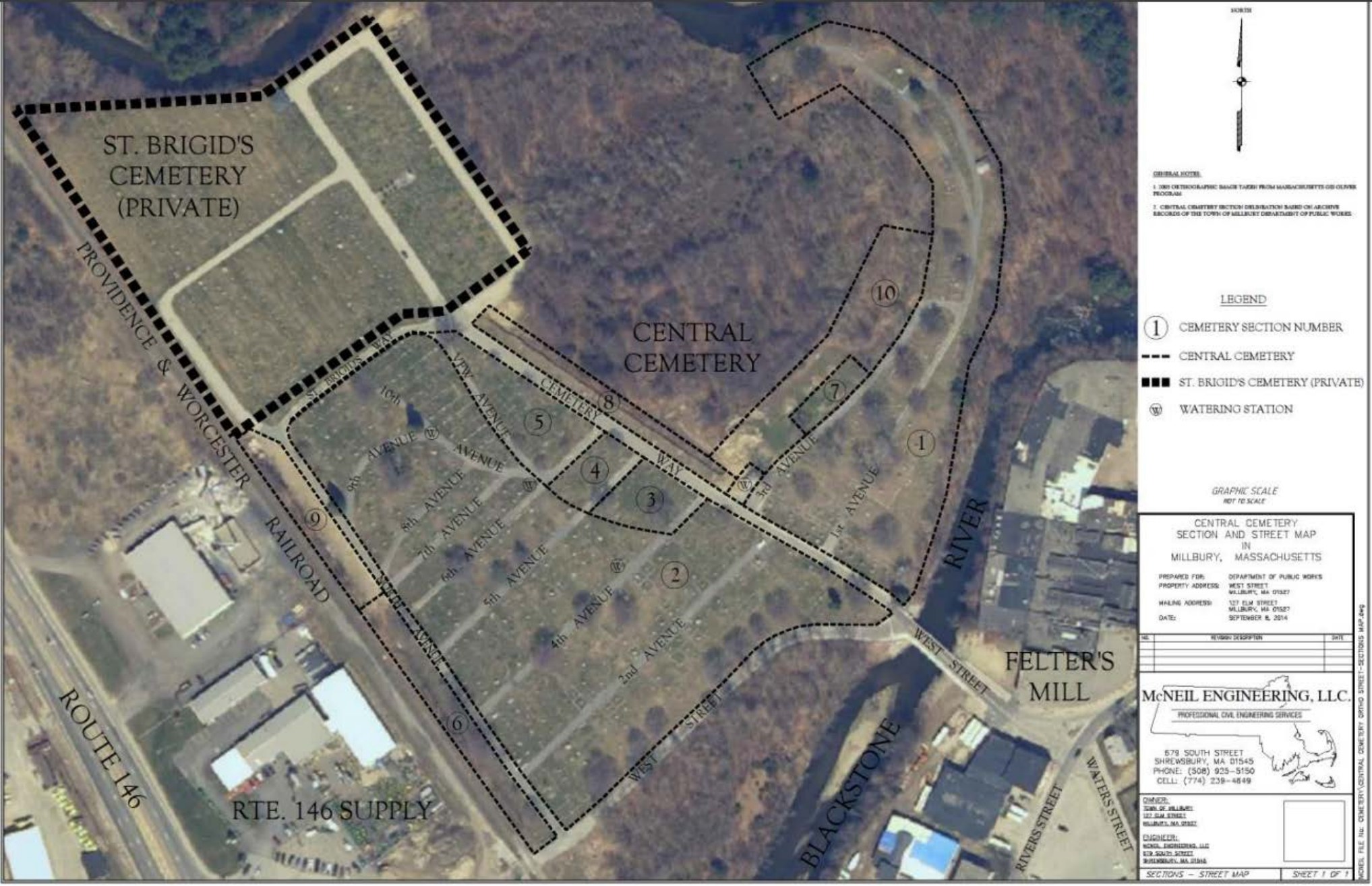 Central Cemetery cemetery map